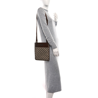 Gucci Monogram Messenger Crossbody Bag Dark Brown 2 of 9