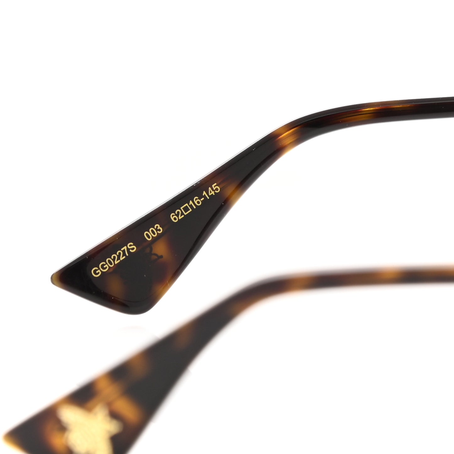 Metal Glitter Aviator Sunglasses G0227S Red Gold