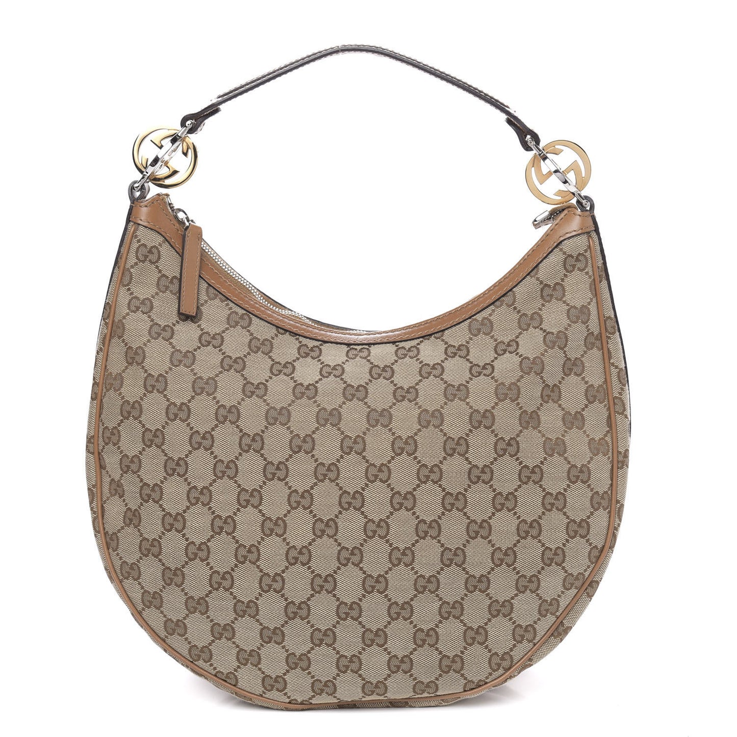 Monogram Medium GG Twins Hobo Tan