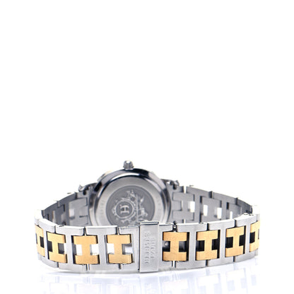 Hermes Stainless Steel 24mm Clipper Quartz Watch Black 3 of 5
