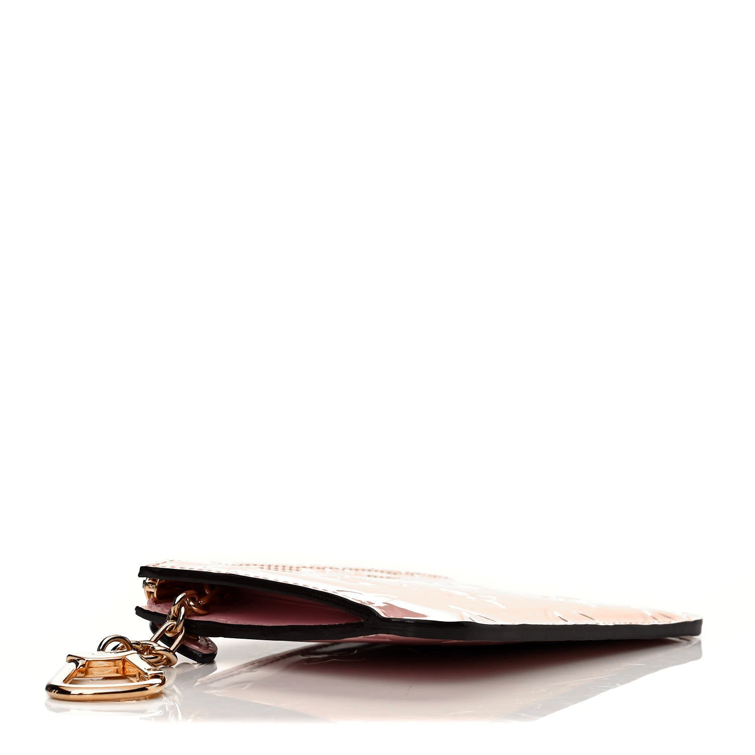 Louis Vuitton Vernis Key Pouch Rose Ballerine 3 of 4