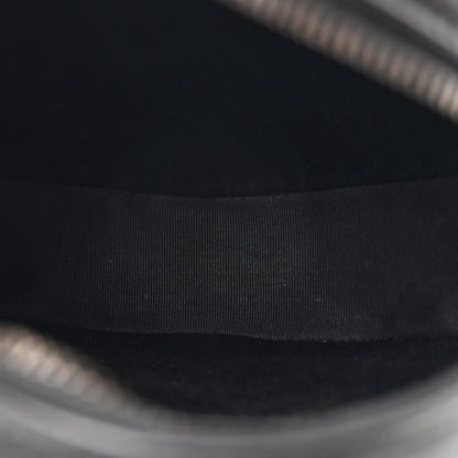 Saint Laurent Calfskin Matelasse Chevron Round Vinyle Camera Bag Black 5 of 10