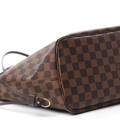 Louis Vuitton Damier Ebene Neo Neverfull MM Rose Ballerine 6 of 12