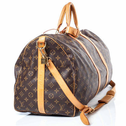 Louis Vuitton Monogram Keepall Bandouliere 55 3 of 13