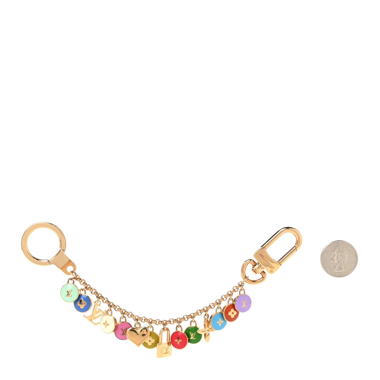 Louis Vuitton Pastilles Key Chain Bag Charm Multicolor 2 of 4