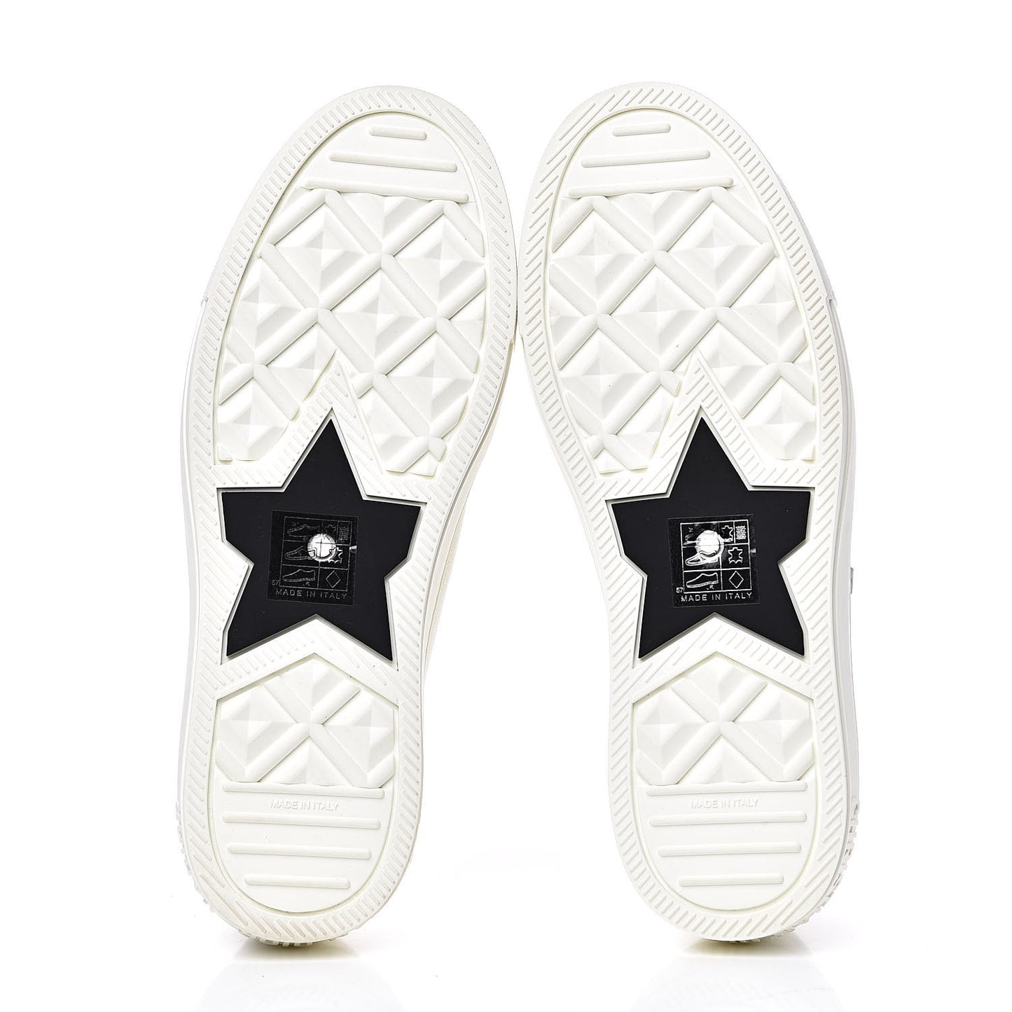Canvas Walk'n Dior Low Top Sneakers 37.5 White