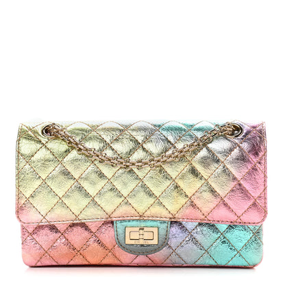Chanel Metallic Goatskin Quilted 2.55 Reissue 225 Flap Multicolor 1 of 10