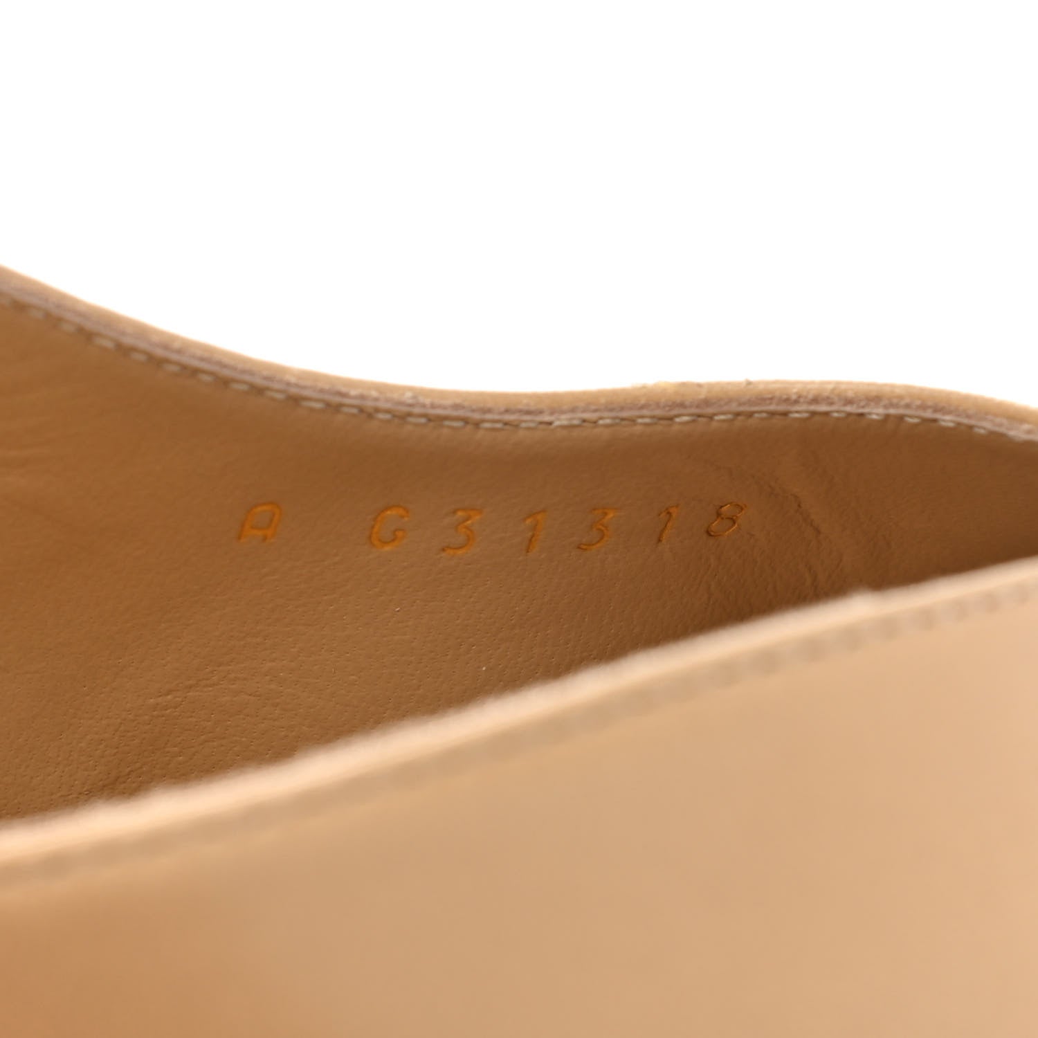 Chanel Goatskin Grosgrain Cap Toe CC Slingback Pumps 37 Beige Black 16 of 18