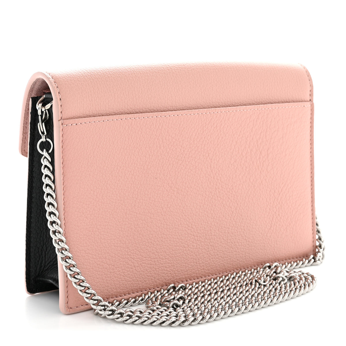 Louis Vuitton Calfskin Mylockme Chain Pochette Rose Ballet White 2 of 10