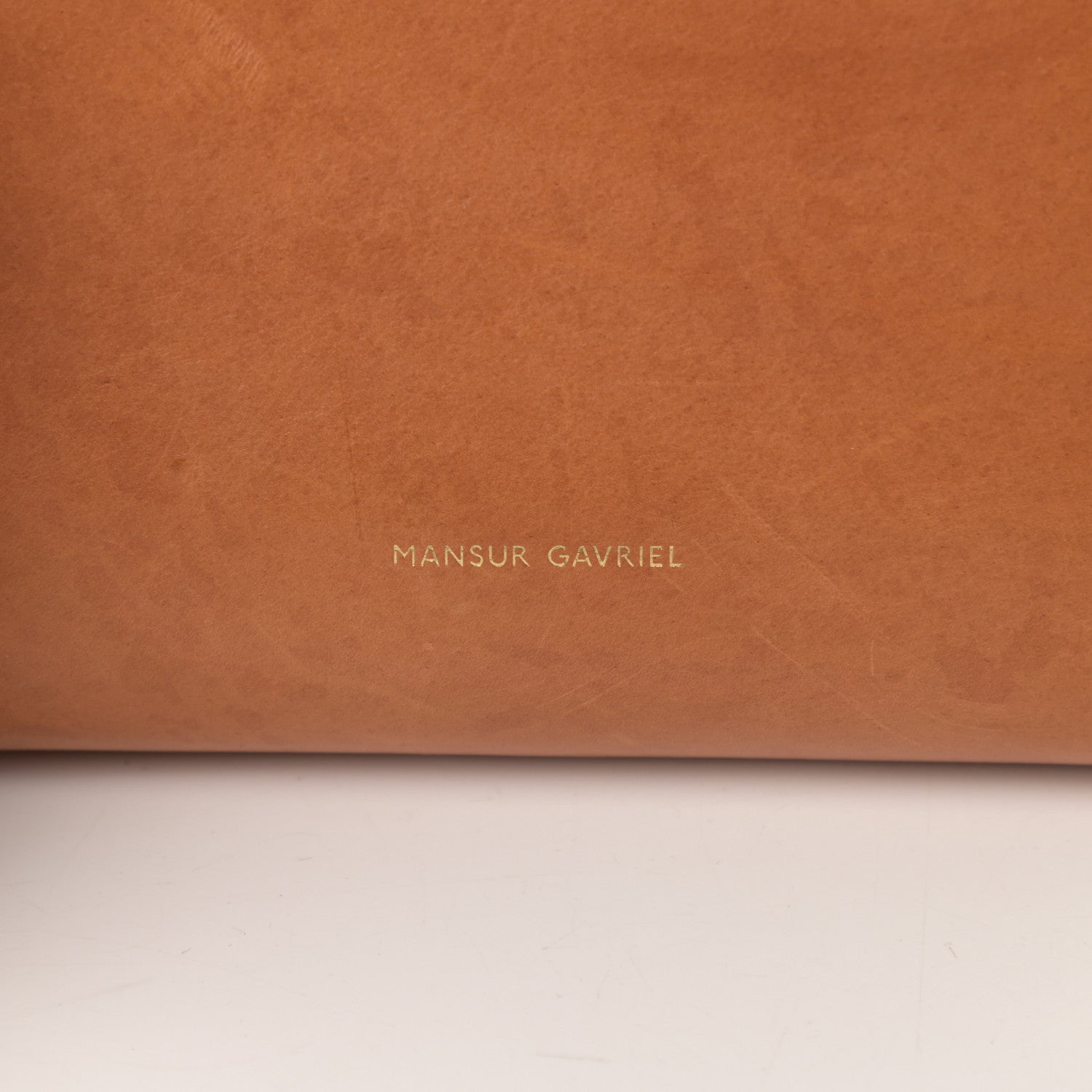 Mansur Gavriel Vegetable Tanned Calfskin Mini Bucket Bag Cammello Natural 6 of 18