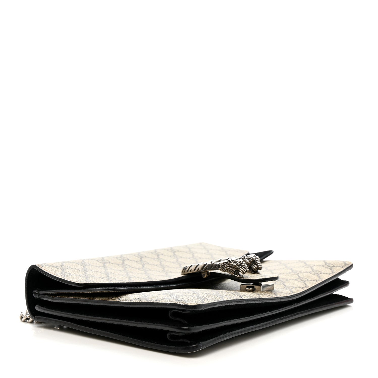 Gucci GG Supreme Monogram Medium Dionysus Shoulder Bag Black 4 of 21