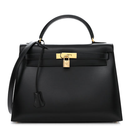 Hermes Box Kelly Sellier 32 Black 1 of 12