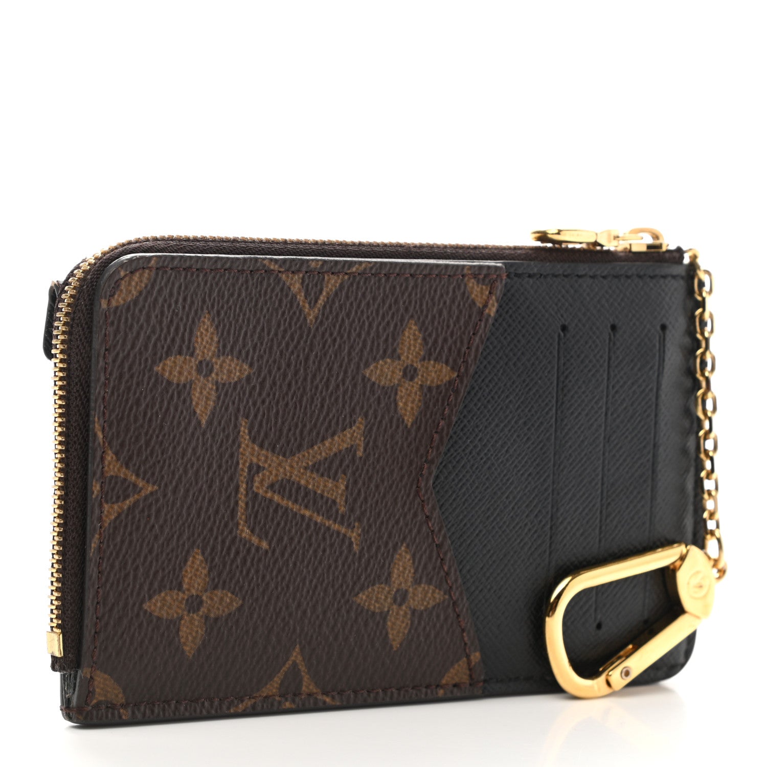 Louis Vuitton Monogram Recto Verso Card Holder Black 3 of 9