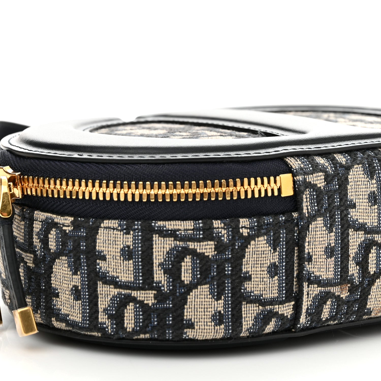 Christian Dior Oblique CD Signature Oval Crossbody Camera Bag Blue Multicolor 10 of 12