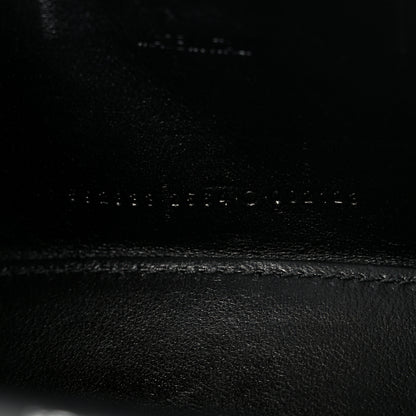 Balenciaga Metallic Shiny Calfskin Crocodile Embossed Hourglass Top Handle Bag XS Dark Bronze 7 of 11