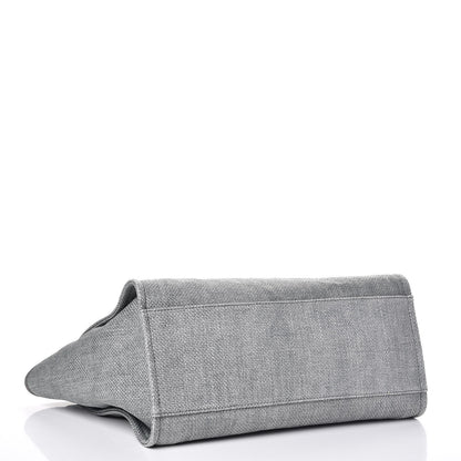Chanel Canvas Large Deauville Tote Grey 5 of 9