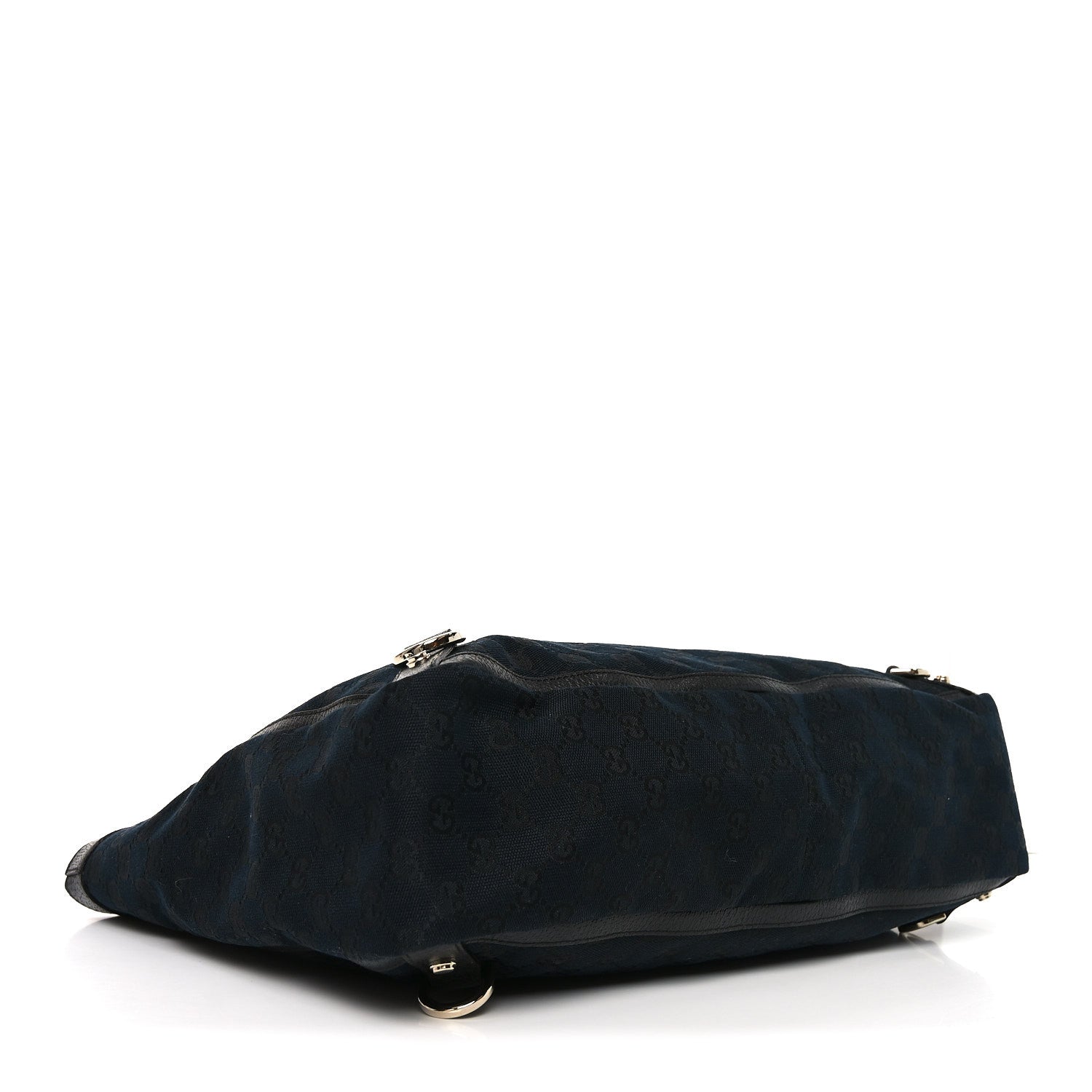 Gucci Monogram Large Abbey Tote Navy Black 3 of 9