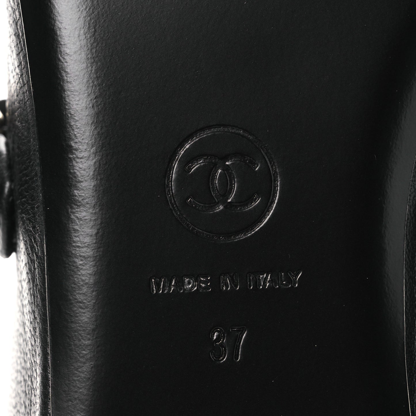 Lambskin Mary Jane Flats 37 Black