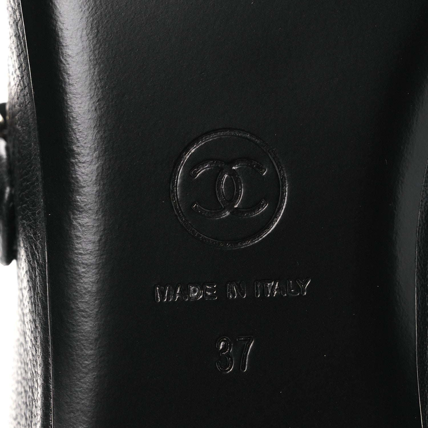 Chanel Lambskin Mary Jane Flats 37 Black 8 of 11