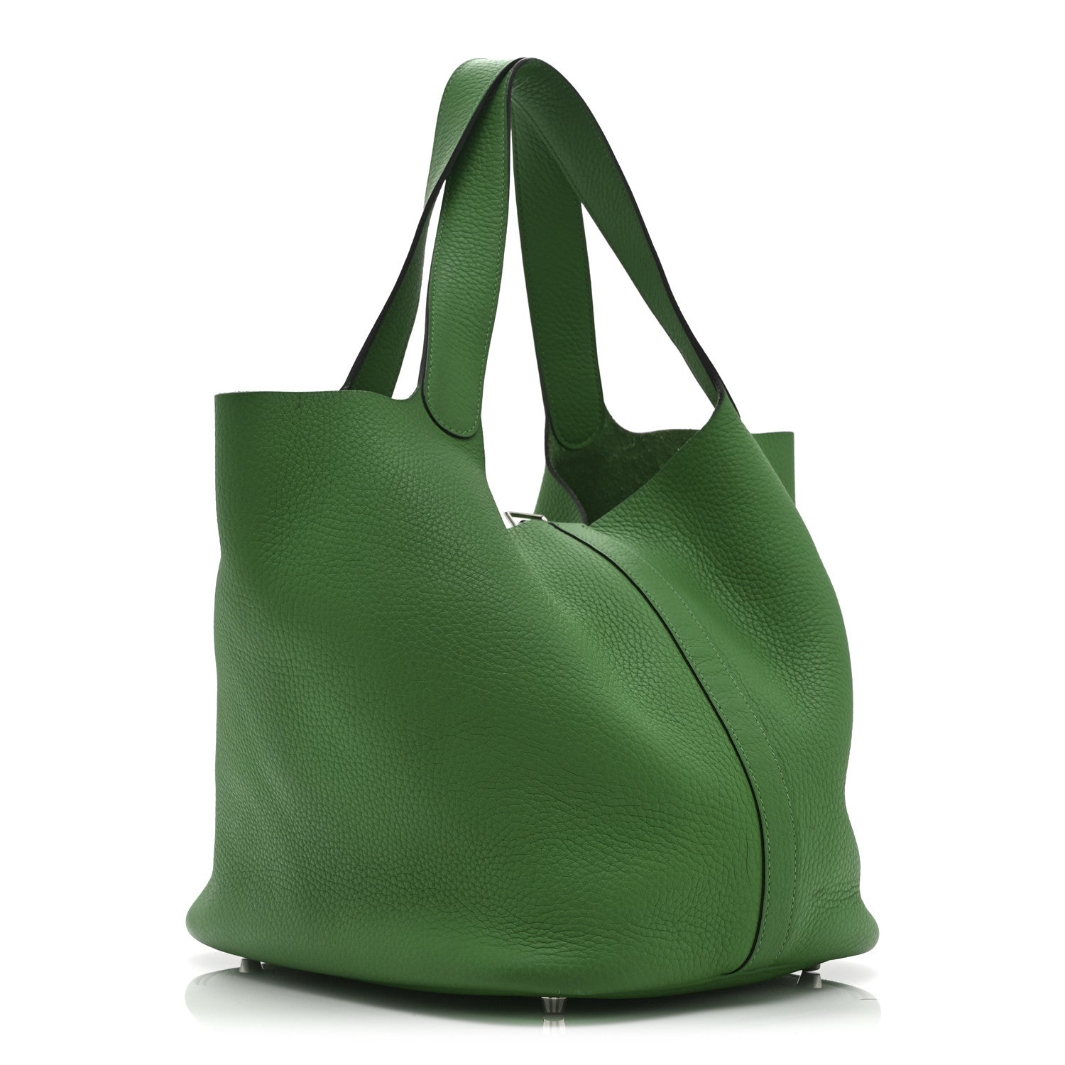 Hermes Taurillon Clemence Picotin Lock 26 GM Bamboo 3 of 11