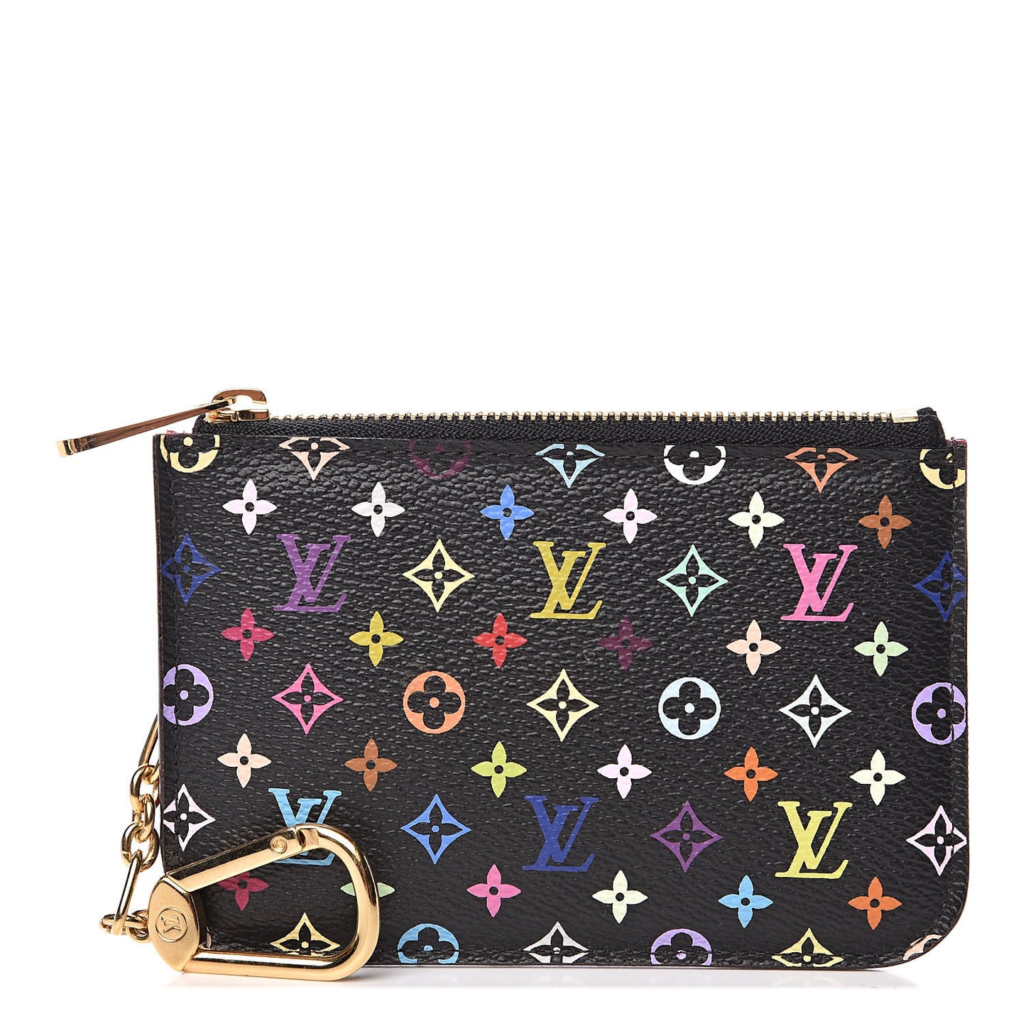 Monogram Multicolor Key Pouch Black Grenade