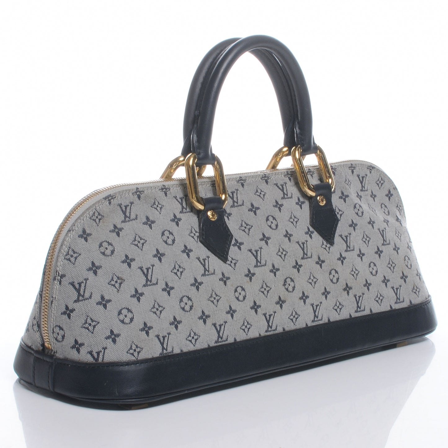 Mini Monogram Alma Long Blue