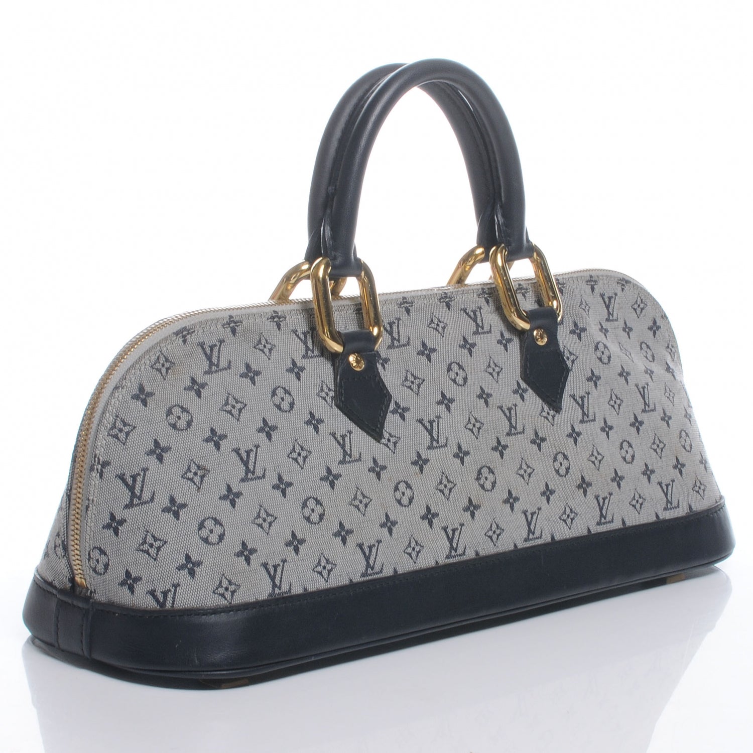 Louis Vuitton Mini Monogram Alma Long Blue 3 of 9