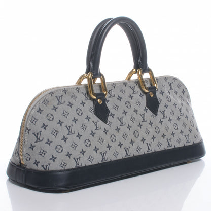 Louis Vuitton Mini Monogram Alma Long Blue 3 of 9