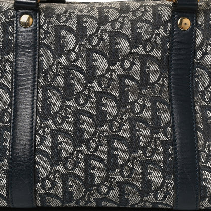 Christian Dior Denim Monogram Boston Navy 8 of 11