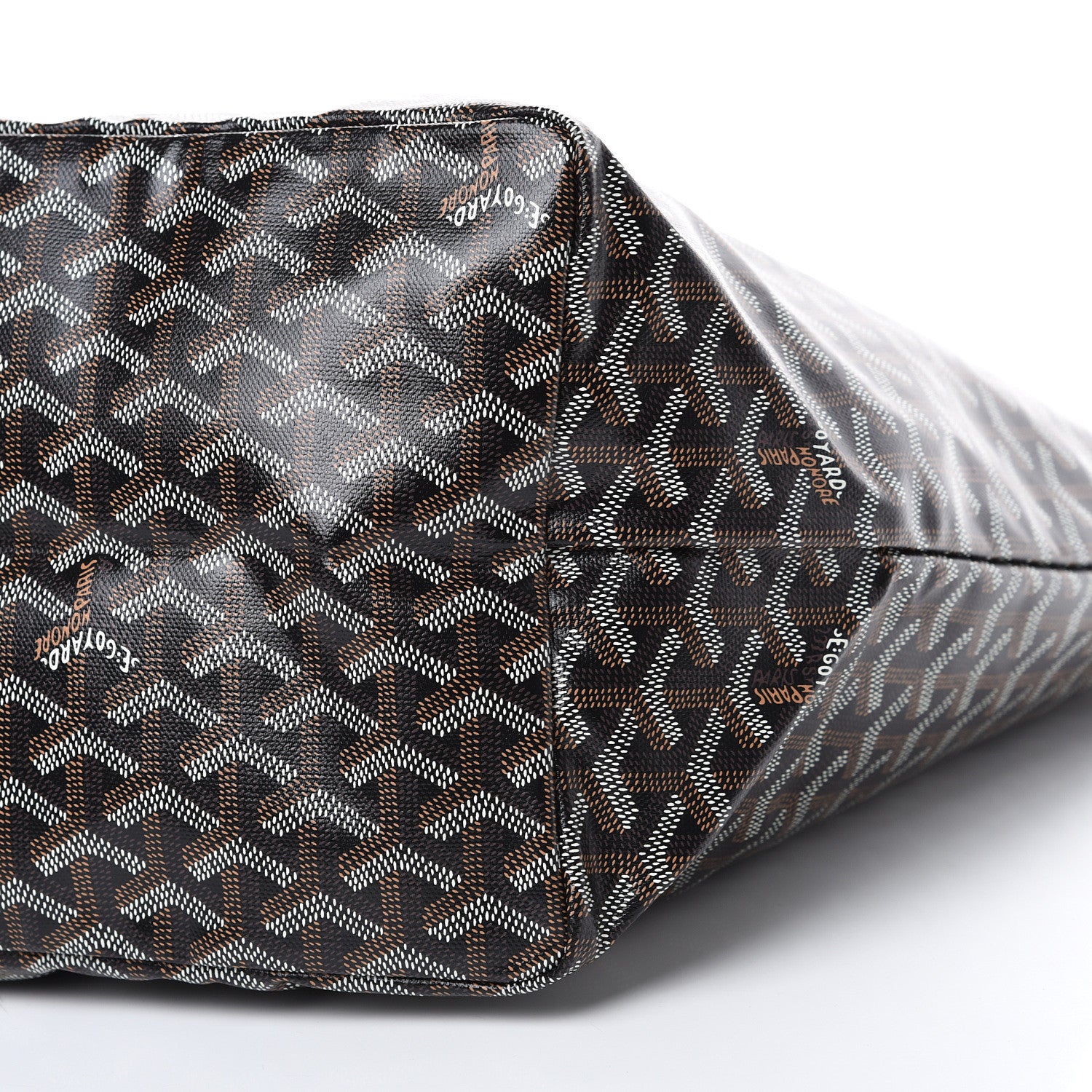 Goyard Goyardine Saint Louis GM Black Gold 10 of 10