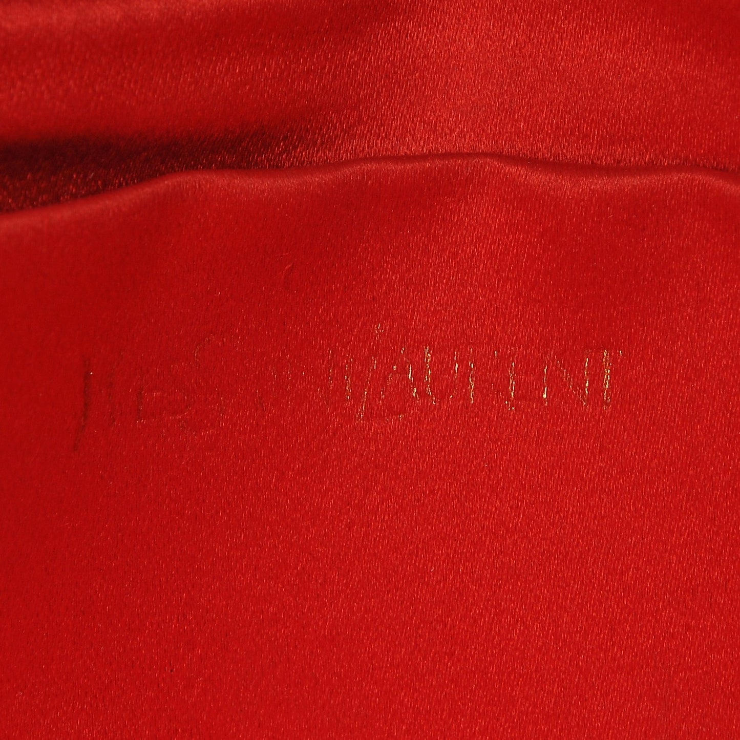 Textured Patent Monogram Large Belle De Jour Clutch Red