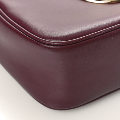 Salvatore Ferragamo Calfskin Vela Camera Crossbody Bag Burgundy 7 of 8