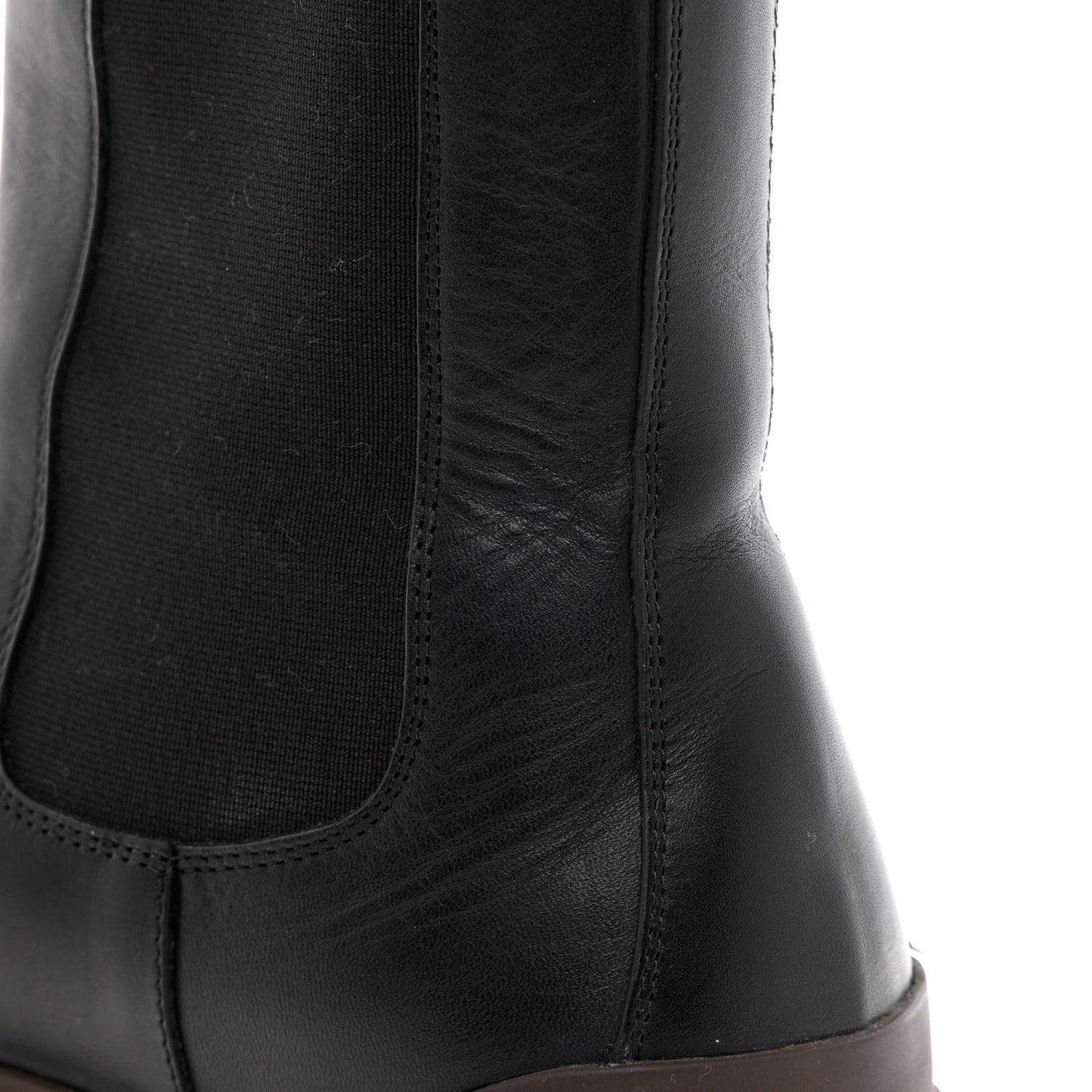 Calfskin Mens The Tire Chelsea Boots 42 Black Camping