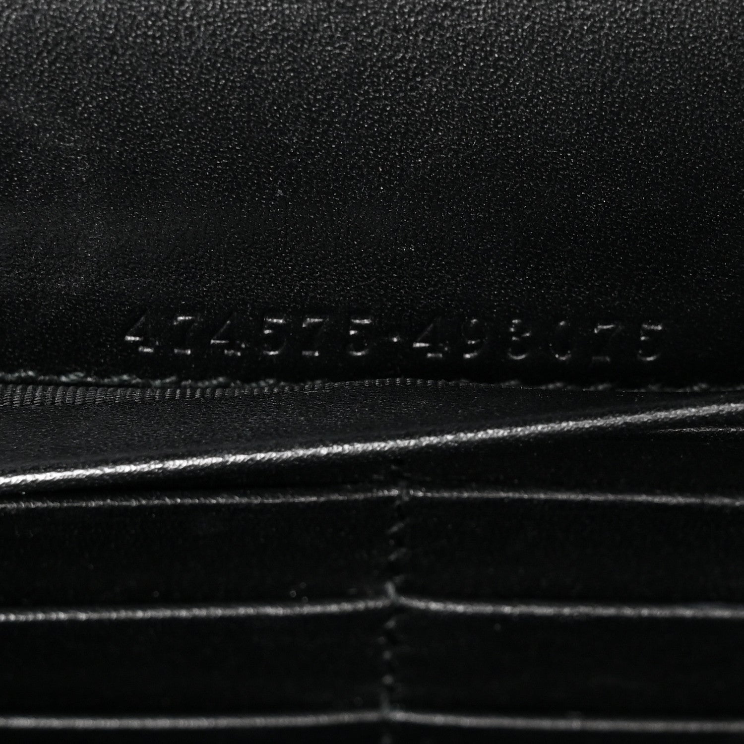 Gucci Calfskin Matelasse GG Marmont Chain Wallet Black 7 of 10