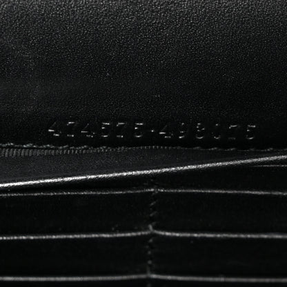 Gucci Calfskin Matelasse GG Marmont Chain Wallet Black 7 of 10