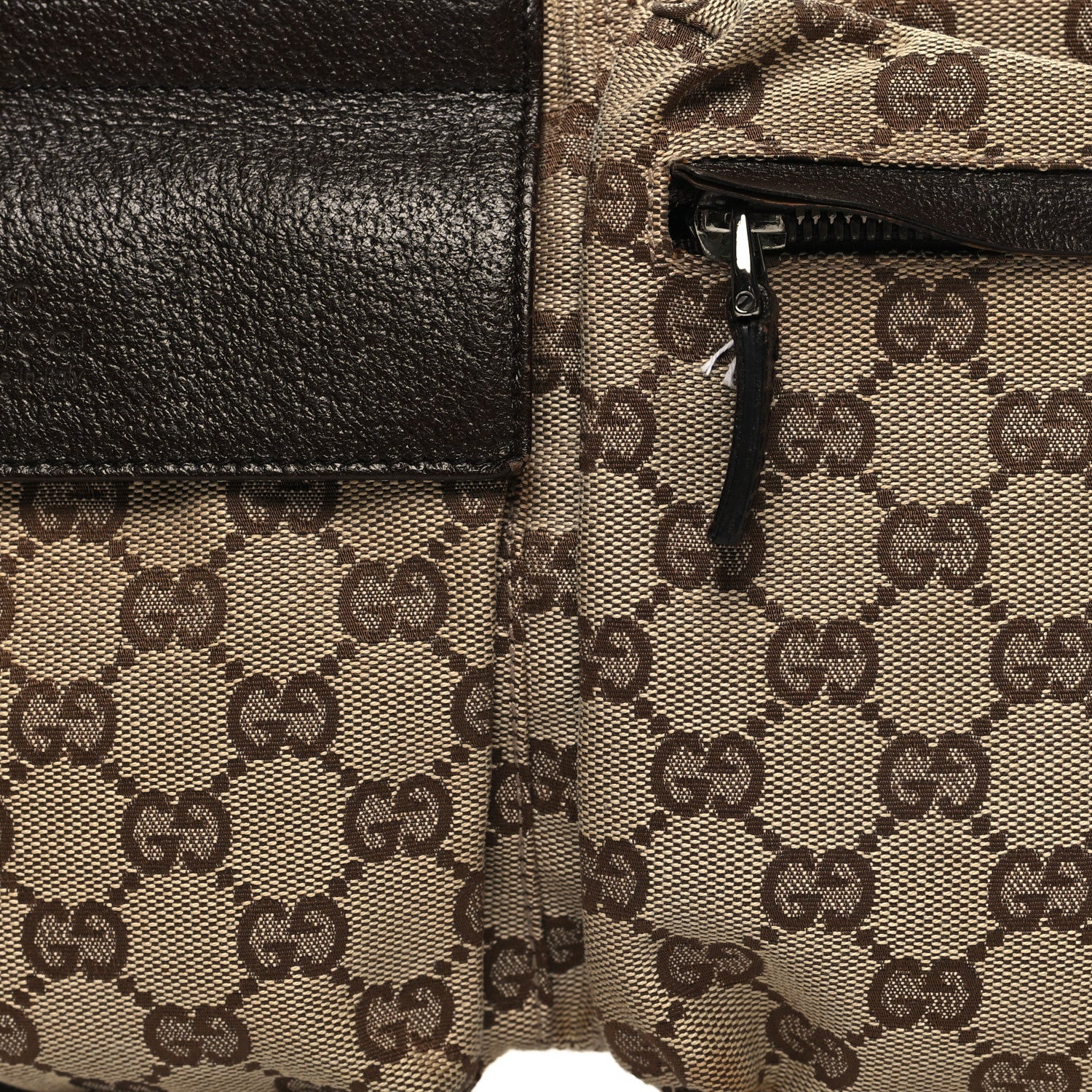 Gucci Monogram Web Belt Bag Dark Brown 8 of 11
