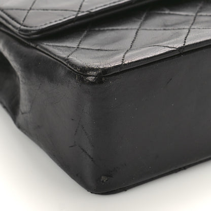 Chanel Lambskin Quilted Medium Double Flap Black 8 of 15
