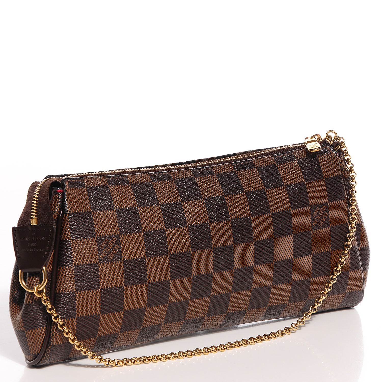 Louis Vuitton Damier Ebene Eva Clutch 3 of 7