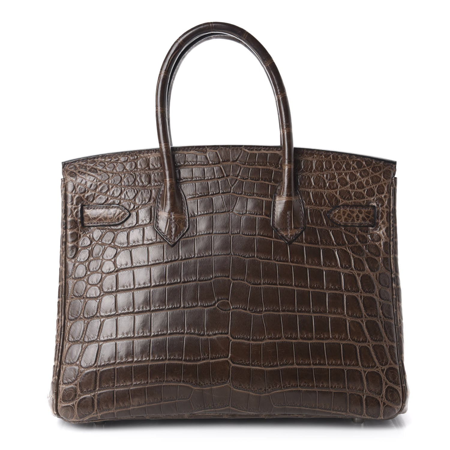 Hermes Matte Niloticus Crocodile Birkin 30 Gris Elephant 4 of 38