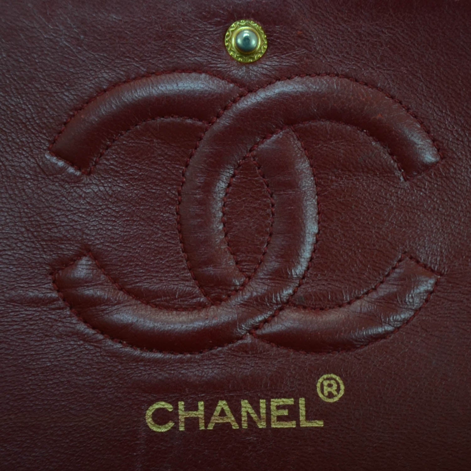 Chanel Lambskin Quilted Medium Double Flap Red 9 of 12