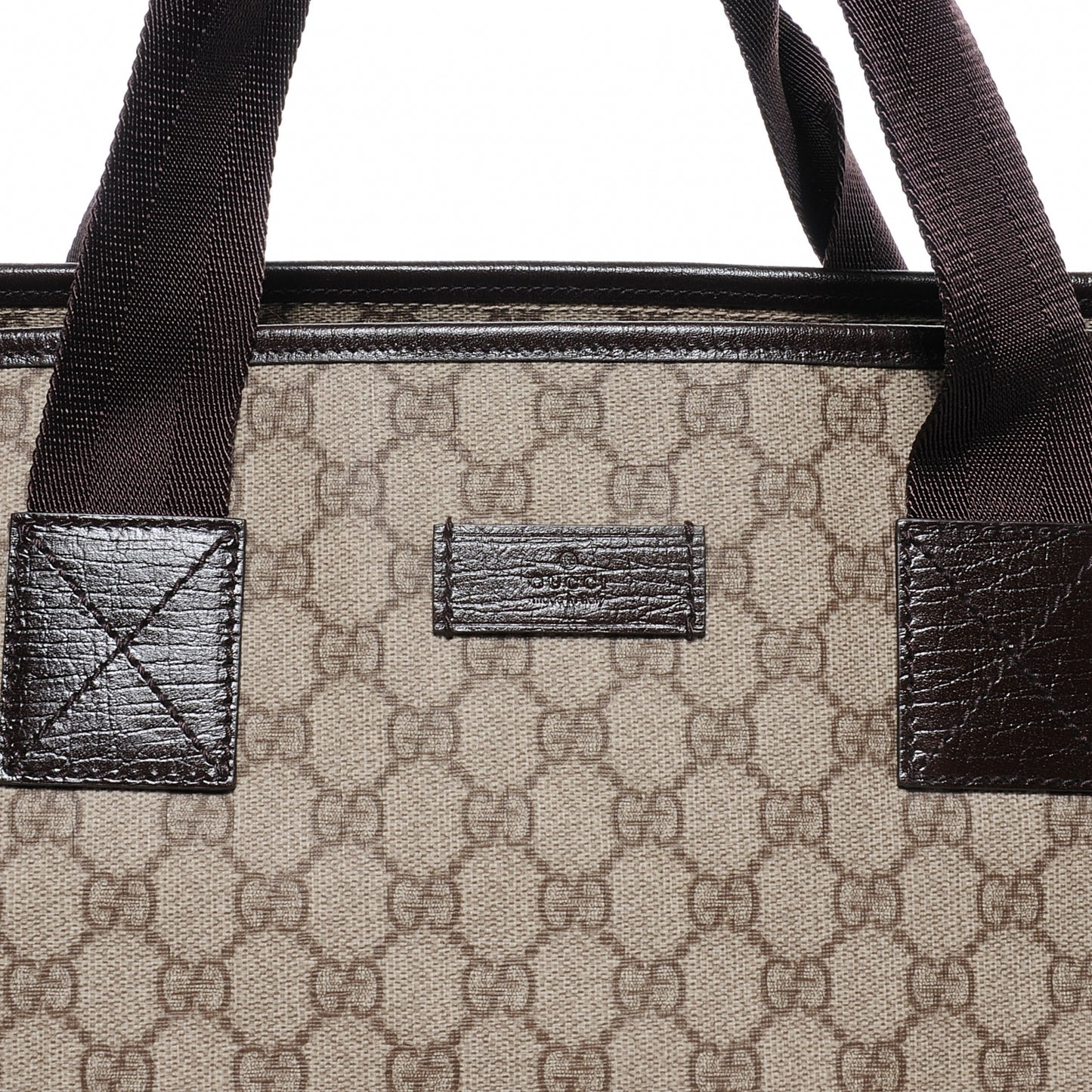 Monogram Coated Canvas Travel Tote Ebony