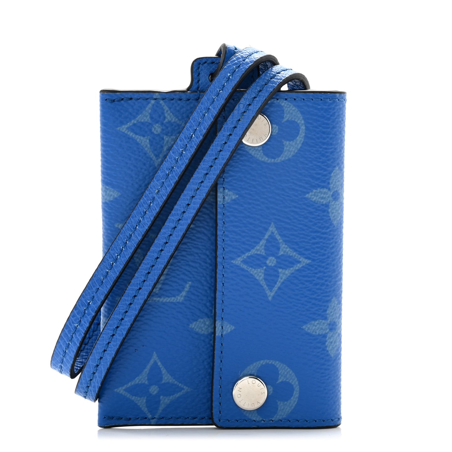 Taigarama Card Holder Necklace Agave Blue