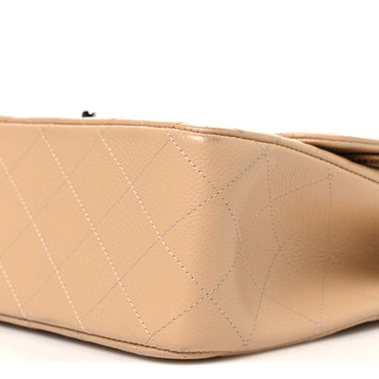 Chanel Caviar Quilted Jumbo Double Flap Beige 9 of 10