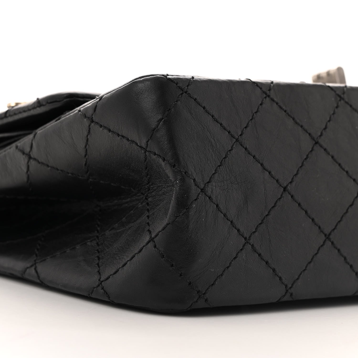 Chanel Aged Calfskin Lucky Charms 2.55 Reissue 225 Flap Black 9 of 11