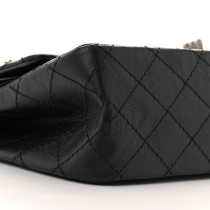 Chanel Aged Calfskin Lucky Charms 2.55 Reissue 225 Flap Black 9 of 11