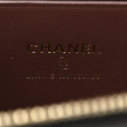 Chanel Caviar Quilted Top Handle Slim Vanity With Chain Black 6 of 11
