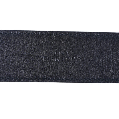 Saint Laurent Lacquered Calfskin La 66 Buckle Belt 90/36 Black 3 of 6