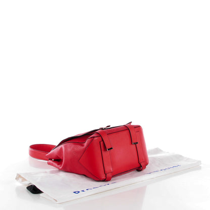 Proenza Schouler Pebbled Calfskin PS Courier Backpack Red 4 of 7
