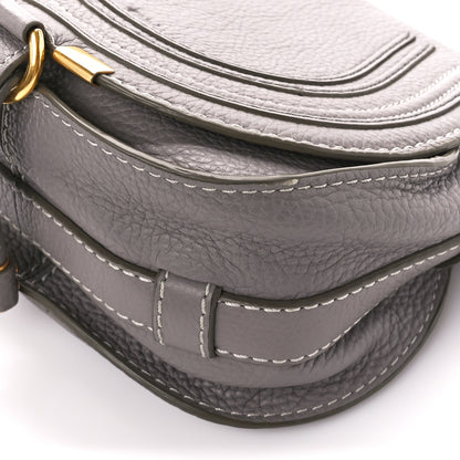 Chloe Calfskin Mini Marcie Round Crossbody Bag Cashmere Grey 12 of 12
