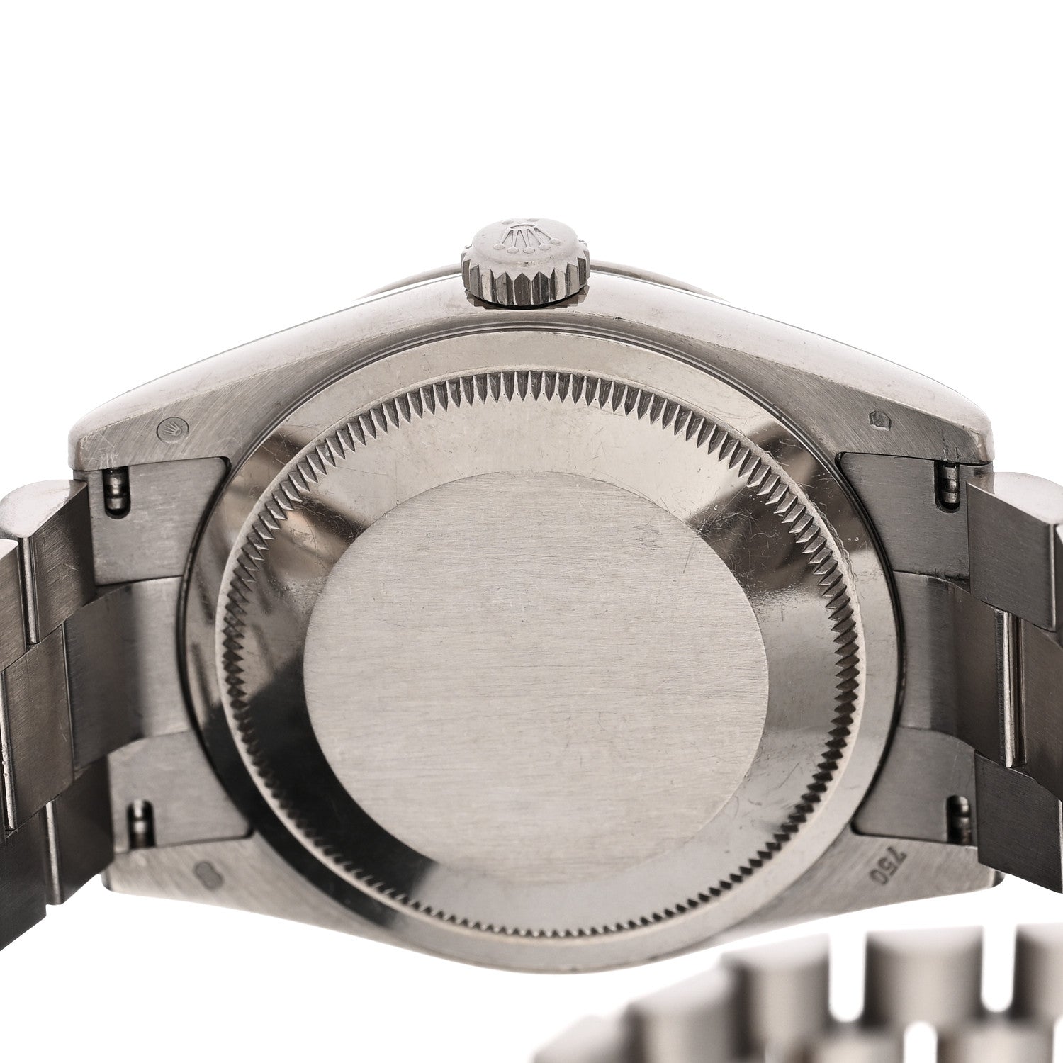 Rolex 18K White Gold Diamond 36mm Oyster Perpetual Day-Date President Watch Silver 118239 4 of 5